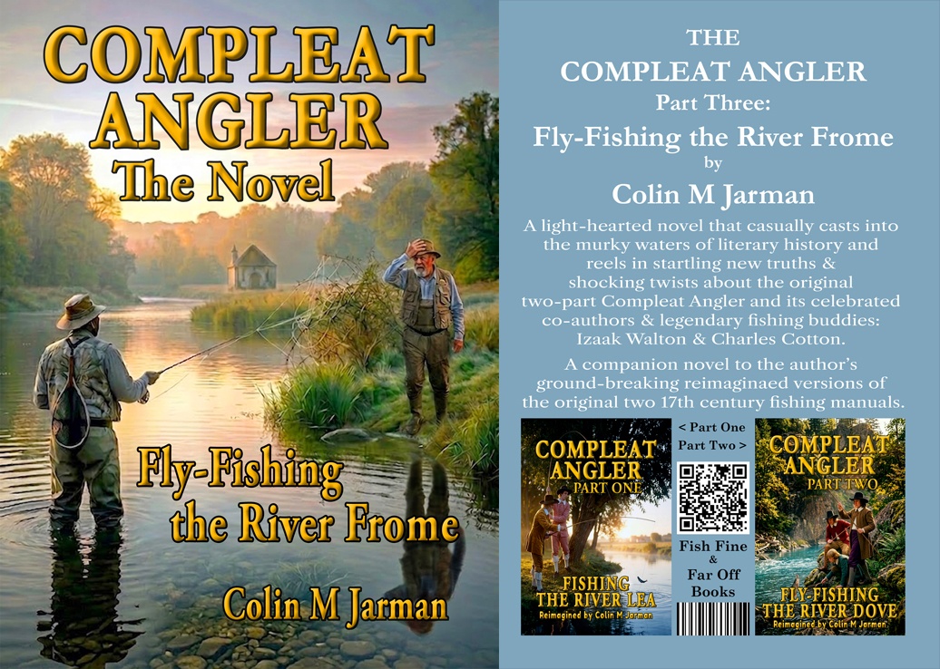Compleat Angler Novel Cover Fly-Fishing the River Frome Colin M Jarman Walton Cotton